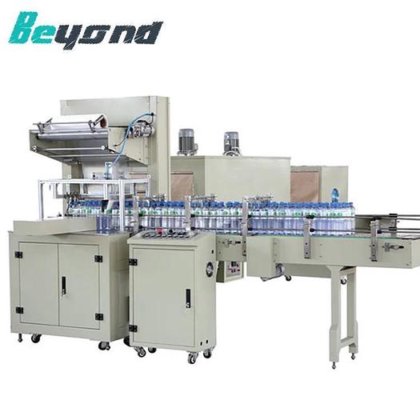 自动 L 型饮用水瓶薄膜包装机