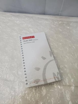 KEITHLEY MODEL 2000 MULTIMETER QUICK