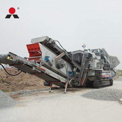 Concasseur mobile sur chenilles, machines