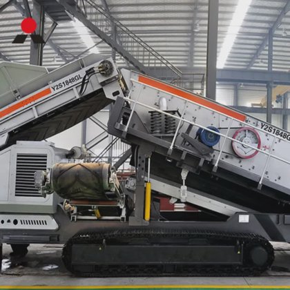 Concasseur mobile sur chenilles, machines