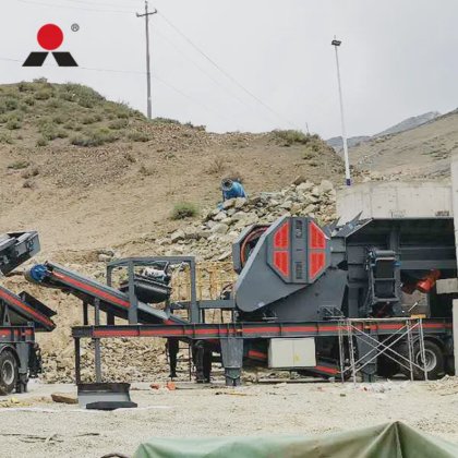 最受欢迎的用于岩石煤炭骨料的二手移动式岩石破碎机
