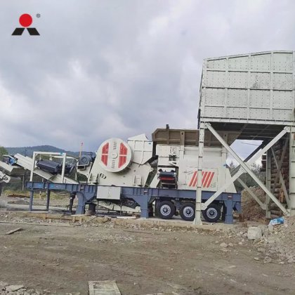 最受欢迎的用于岩石煤炭骨料的二手移动式岩石破碎机