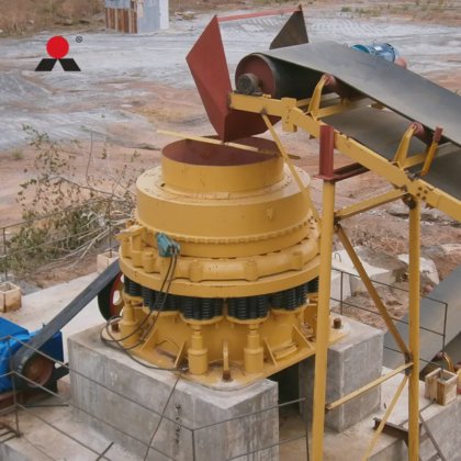 採石機用スプリングコーン破砕機、花崗岩、河石、玄武岩用