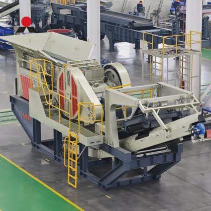 50-100tph 岩石石灰石煤花岗岩金镍矿移动颚式碎石机价格