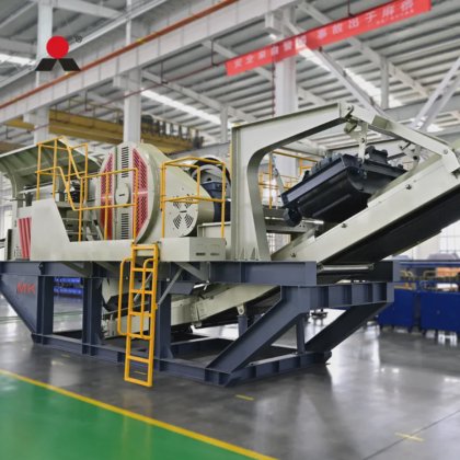 建筑垃圾回收厂 移动设备 破碎机