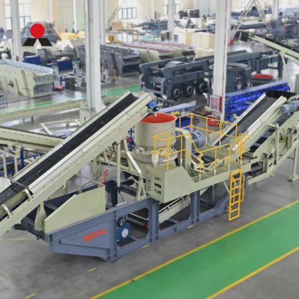 建筑垃圾回收厂 移动设备 破碎机