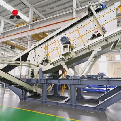 建筑垃圾回收厂 移动设备 破碎机