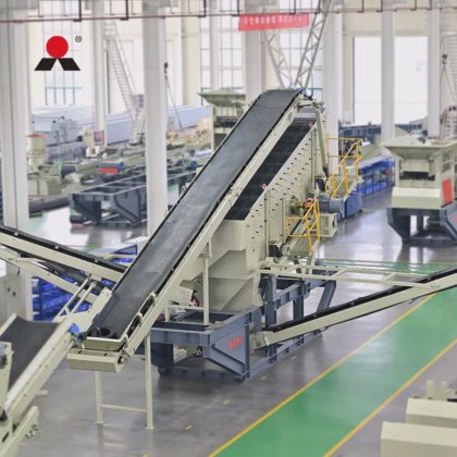 50-500 TPH プライマリ移動ジョー / コーン