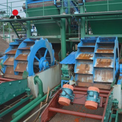 轮式洗砂机 制砂生产线 洗砂机