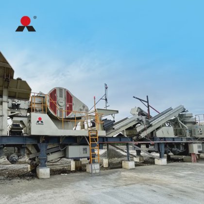 鉱山機械、クラッシャー、鉱物破砕プラント、NKシリーズ電動モータータイプ移動式ジョークラッシャー、金鉱CILヒープ浸出、銅鉱/鉄鉱。