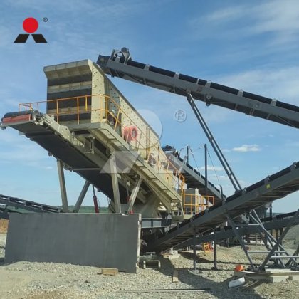 小型移动振动筛 采矿砾石