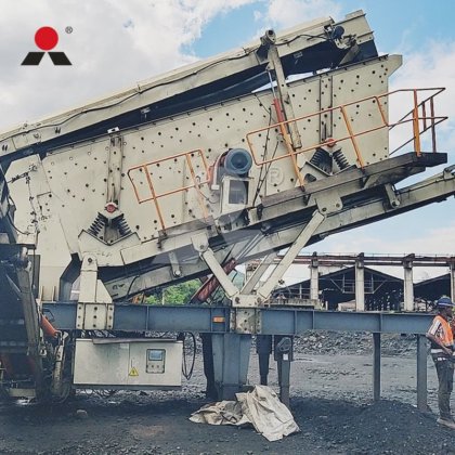 小型移动振动筛 采矿砾石