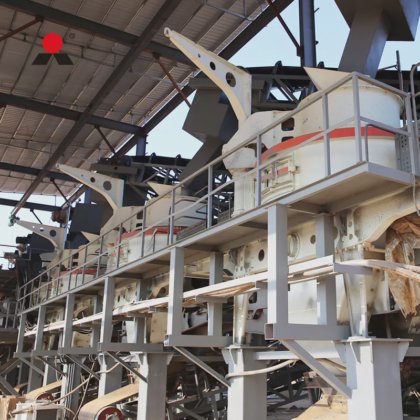 用于南非金矿、铜矿和铁矿开采的立轴冲击式破碎机