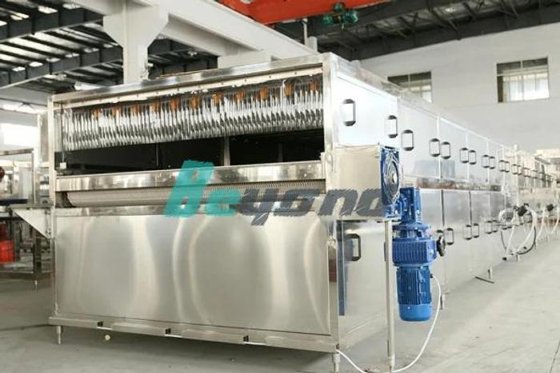 番茄酱巴氏杀菌和冷却隧道式小型隧道巴氏杀菌机