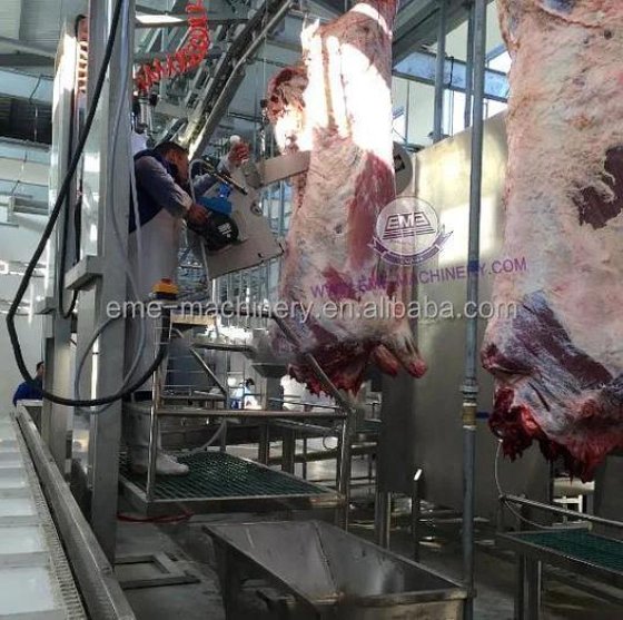 高质量奶牛屠宰场设计 屠宰场设备 奶牛屠宰设备用牛体分割锯，出厂价