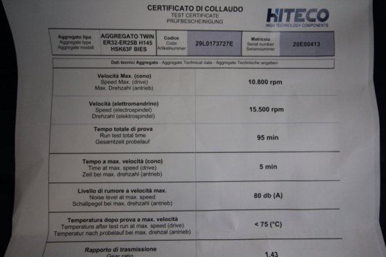 Hiteco scm group Twin