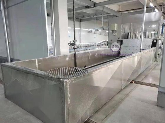 用于猪肉屠宰场肉类加工生产线的屠宰设备胴体电烫池