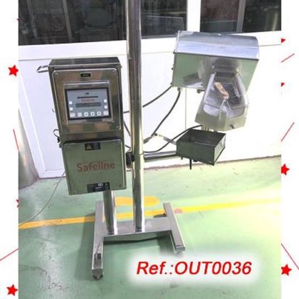 安全线 "金属探测仪，带支架和轮子