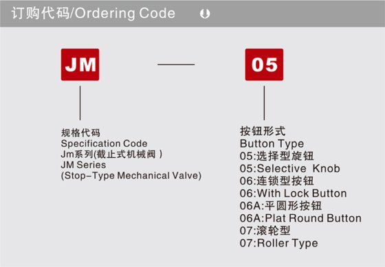 换向阀机械阀 JM系列机械阀