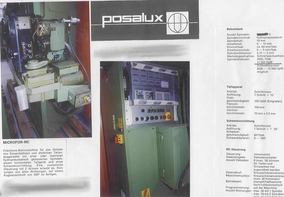 1979 POSALUX(CH) MICROFOR3-NC2 in Metzingen,