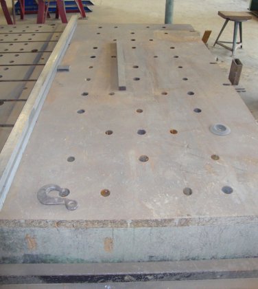 Aufspannplatte 2770 x 1400 x