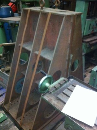 Aufspannwinkel aus Stahl 650 x