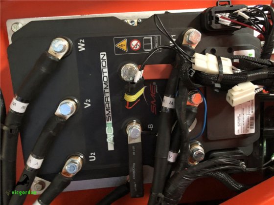 carretilla elevadora eléctrica de 2