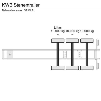 2016 Kwb Stenentrailer