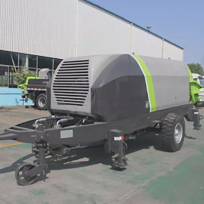 小型モバイルディーゼルトレーラーコンクリートポンプ