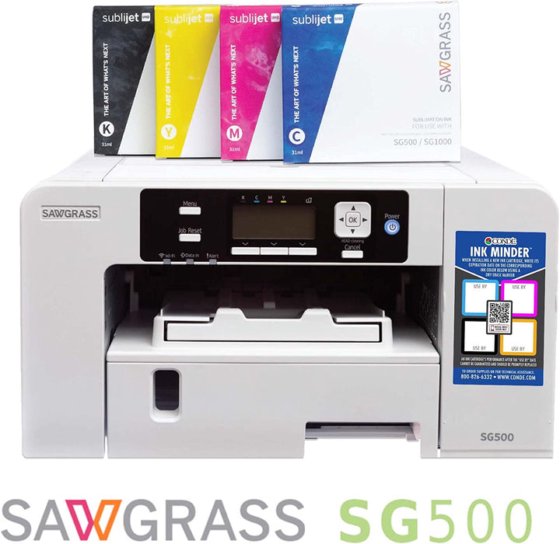 Sawgrass SG500 & Sublijet UHD Standard Kit Bundle for Sublimation Blank