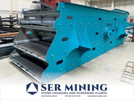 高性能振動スクリーン: 2000 x 6000 mm、4