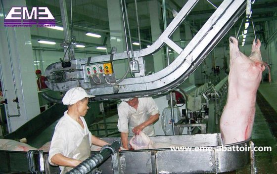 用于生猪屠宰设备的高效率生猪屠宰场升降机