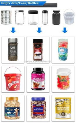 全自动香料姜黄粉包装和罐装瓶盖贴标机