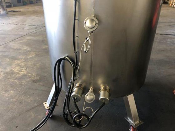 Stainless steel cream cooker with agitator and 500 litre electric panel ...