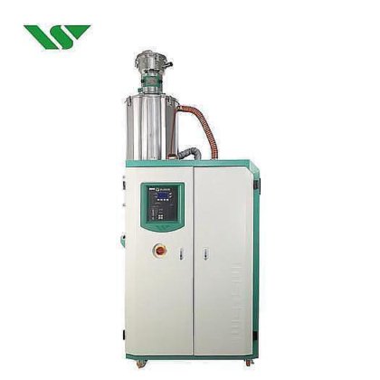 塑料装载机旁的蜂窝转轮除湿干燥机