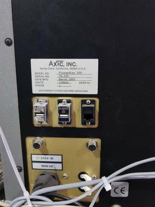 AXIC PLASMASTAR 200 エッチャー/アッシャー
