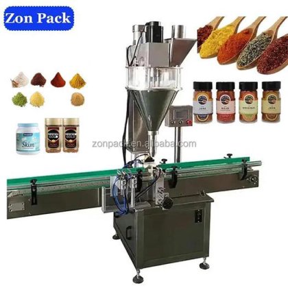 带秤盘的腰果葡萄干自动称重和罐头瓶灌装包装机