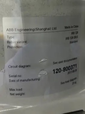 ABB IRB 120 6 AXIS