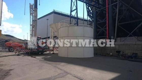 ボルト締めセメントサイロ