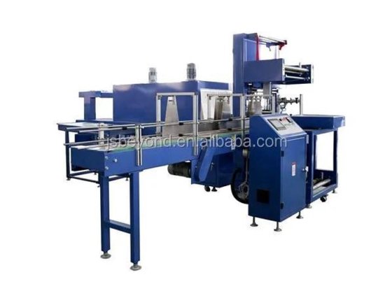 自动 L 型饮用水瓶薄膜包装机