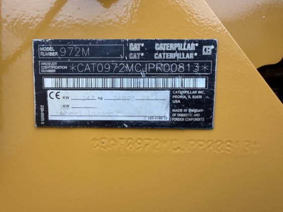 2016 CAT 972M