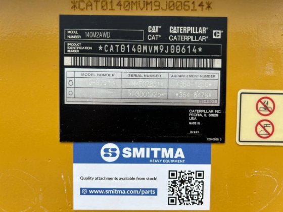 2012 CAT 140M2 AWD