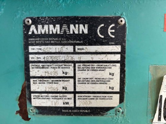 2007年 Ammann ASC110 D