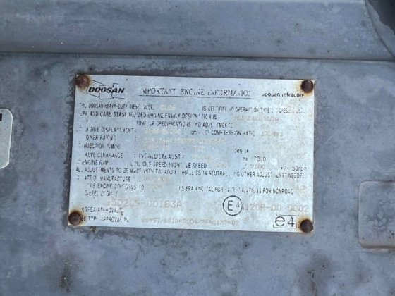 2010年斗山 DX170W