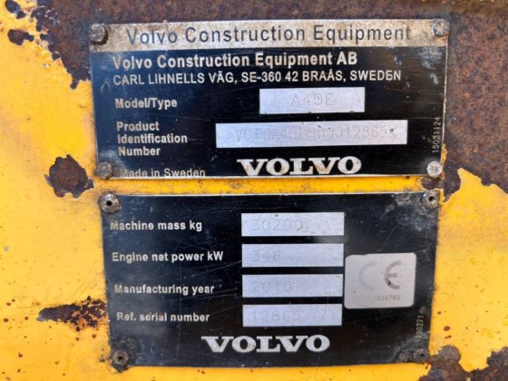 2010 Volvo A40E
