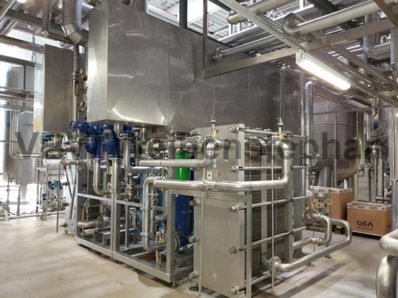 Flash pasteuriser