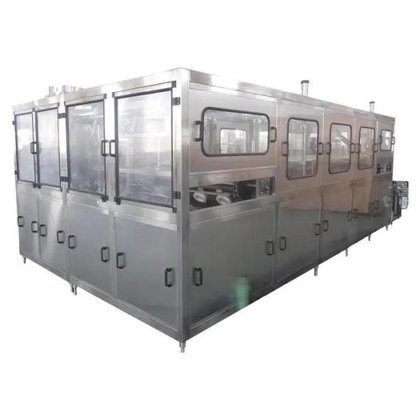 全自动 5 加仑桶装纯净饮用水灌装和液体旋盖机