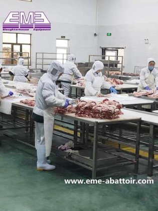 肉类加工 香肠自动熏制机 用于家禽加工的自动屠宰设备 牛肉加工厂