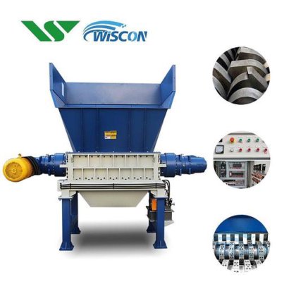 プラスチックパイプシュレッダーマシン ダブルシャフトシュレッダー