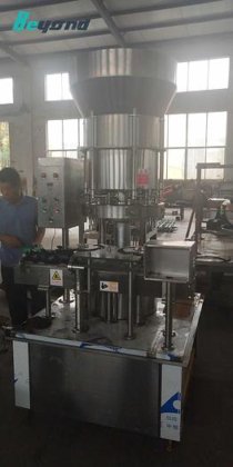 全自动软木塞玻璃瓶旋盖机 冠塞封口机